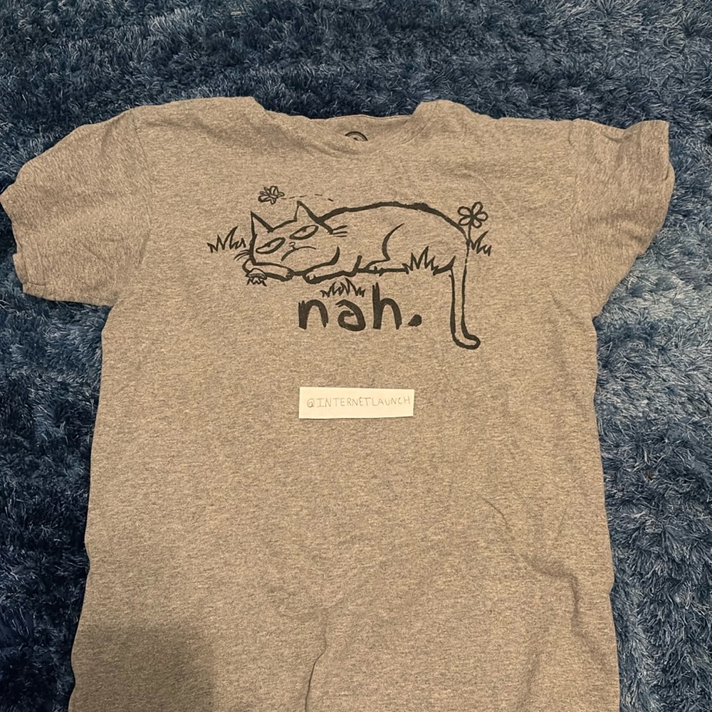 Men’s Medium Cat Meme T-Shirt